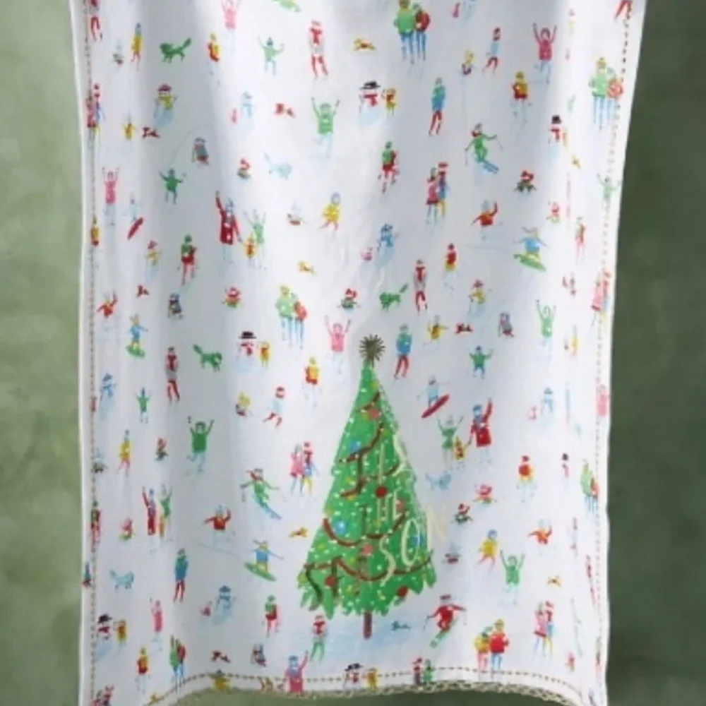 Tis the Season tea towel